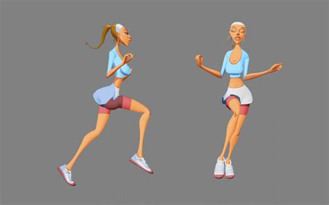 Harold's Girl - Run Animation by JKLind on DeviantArt | Animation walk cycle, Girl running ...