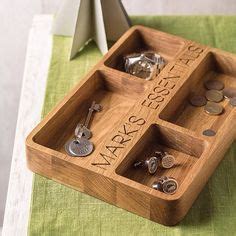 personalised oak organiser tray by cleancut wood | notonthehighstreet.com Woodworking Hand Tools ...