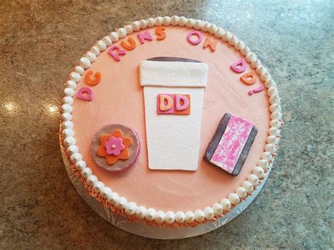 Dunkin Donuts Cake | Cake donuts, Sugar cookie, Dunkin donuts cake