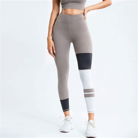 Striped athletic leggings - Activewear manufacturer Sportswear Manufacturer HL