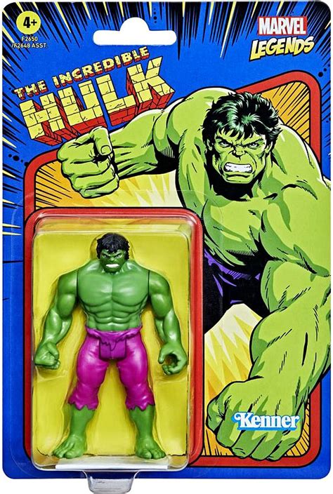 Marvel Marvel Legends Retro Collection Hulk 3.75 Action Figure Hasbro ...