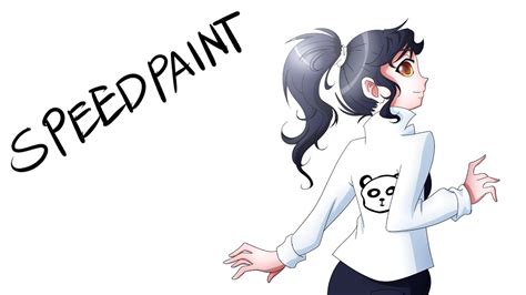 SpeedPaint: Anime Girl 2 - YouTube