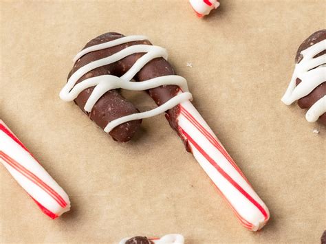 Chocolate Dipped Candy Canes Recipe - Dinner, then Dessert