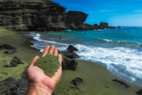 Papakolea Beach, Hawaii: Das Geheimnis des grünen Strandes