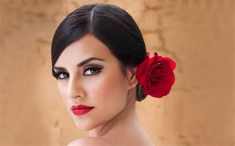 Flamenco Dancer #Makeup & #Hair #halloween #danceremoji | Spanish hairstyles, Dance makeup ...