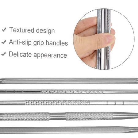 Gohope Pimple Popper Tool Kit, Stainless Steel Blackhead Remover Tool Blackhead Removal Tool ...