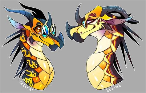 Bespectacled HiveWings by Cosmic-rust on DeviantArt in 2020 | Wings of fire dragons, Wings of ...