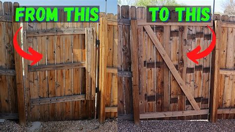 Diy Repairing Fence Gate