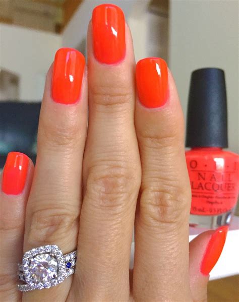 Pin by Malin ☘️ McPherson~Alberico on Nail design | Orange toe nails, Orange nails, Red orange nails