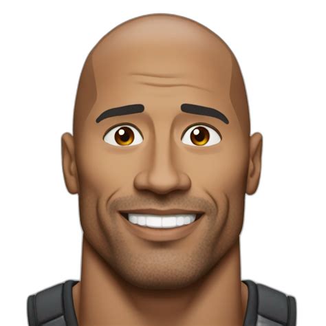 dwayne johnson laughs | AI Emoji Generator