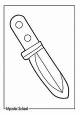10 Knife Coloring Pages  Free Printables sketch template