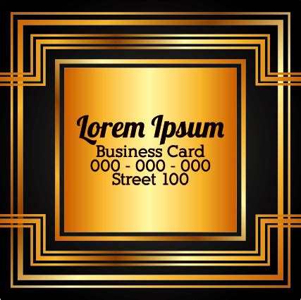 Luxury gold business cards template vector Vectors graphic art designs in editable .ai .eps .svg ...