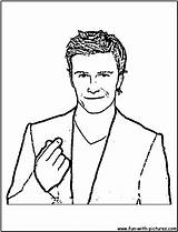 David Beckham Coloring Page sketch template