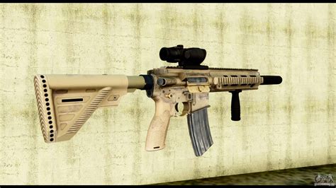 HK416 SOPMOD для GTA San Andreas