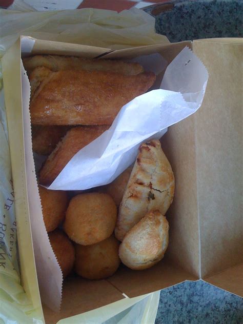 Porto's Bakery: potato balls, chicken empanadas, and cheese rolls ...