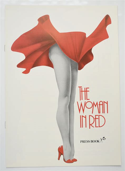 Woman In Red (The) Original 8 Page Cinema Exhibitors Campaign Pressbook - Original Movie Poster