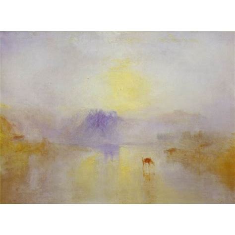 Norham Castle Sunrise - Turner - oil painting reproduction - China Oil Painting Gallery