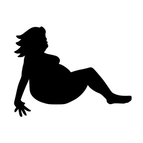 Fat Girl Silhouette at GetDrawings | Free download