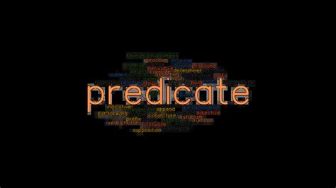 PREDICATE: Synonyms and Related Words. What is Another Word for PREDICATE? - GrammarTOP.com