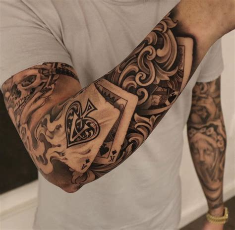 Playing Card Tattoos For Men