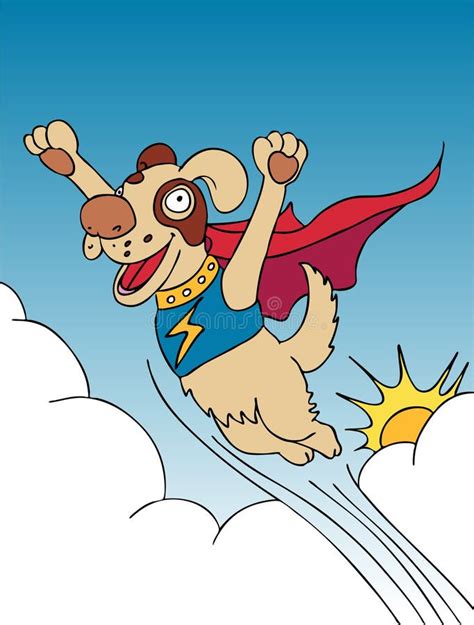 Super Dog! stock vector. Illustration of hero, decoration - 9738974