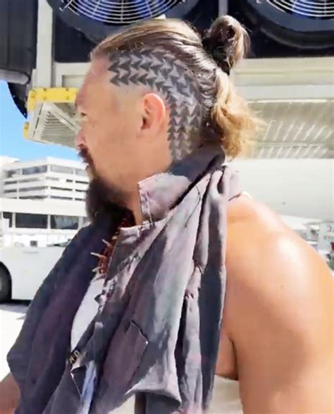 Jason Momoa Apparently Reveals New Head Tattoo - see thenews