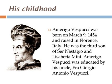 Amerigo Vespucci - online presentation