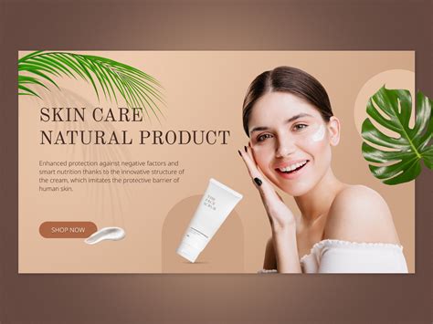 Cosmetics Beauty Products Banner Concept by Anna Savchenko 🇺🇦 on Dribbble