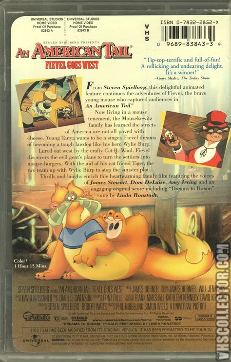 An American Tail: Fievel Goes West | VHSCollector.com