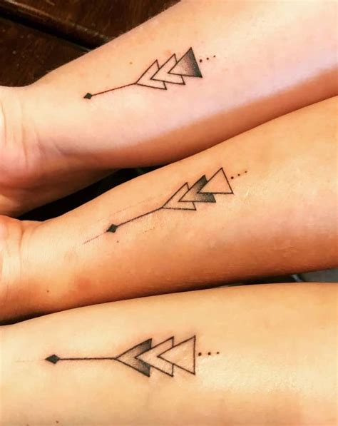 Sibling tattoos we love because family is forever | Sibling tattoos, Matching tattoos, Triangle ...