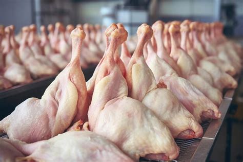 Premium AI Image | Poultry farm production of chicken meat Industrial production and packaging ...