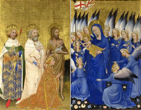 Wilton Diptych | Medieval art, Diptych, Painting