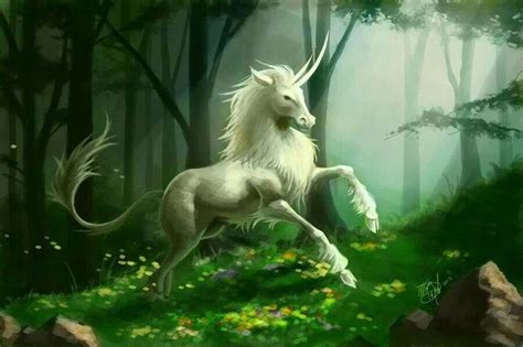 Unicorns Are Good Luck ~ | Dessin foret, Créature fantastique, Créatures imaginaires