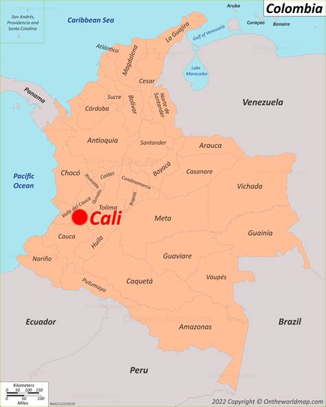 Cali Map | Colombia | Detailed Maps of Santiago de Cali