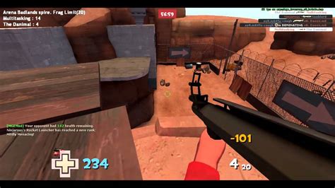 [TF2] MGE 1v1 Soldier - Badlands Spire - YouTube