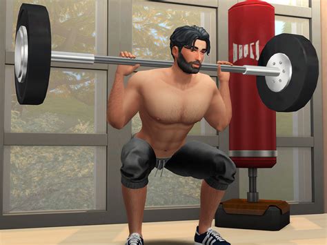 Gym (Pose pack) - The Sims 4 Catalog