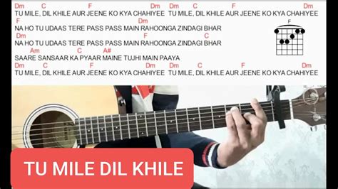 Tu Mile Dil Khile Guitar Chords Lesson | Criminal | Kumar Sanu | Alka Yagnik | Tu mile chords ...