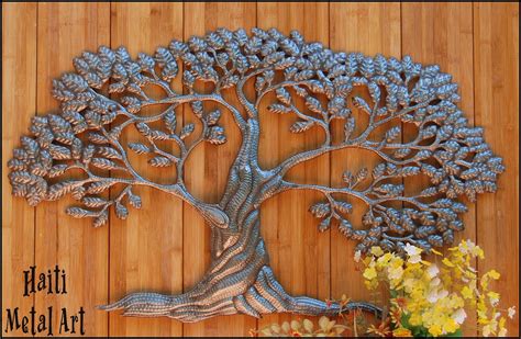 TREE WALL HANGING Tree of Life Metal Art Tree Outdoor Metal | Etsy | Outdoor metal art, Metal ...