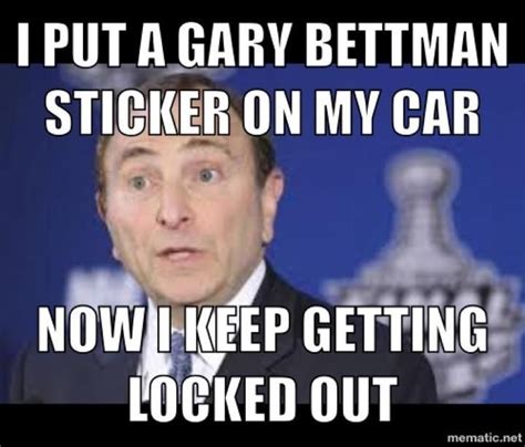 Gary Bettman Jokes | Stuff I Miss About the NHL Lockout Hockey Memes ...