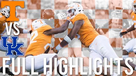 Tennessee Football Highlights vs Kentucky (2018) | HD - YouTube