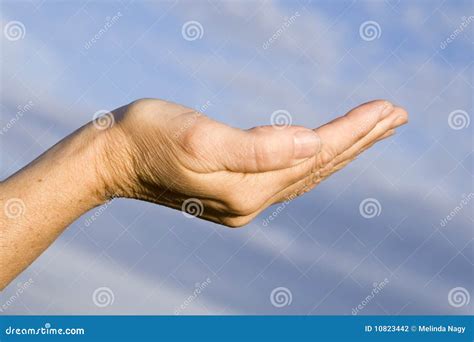 Empty hand stock photo. Image of imessage, high, propping - 10823442