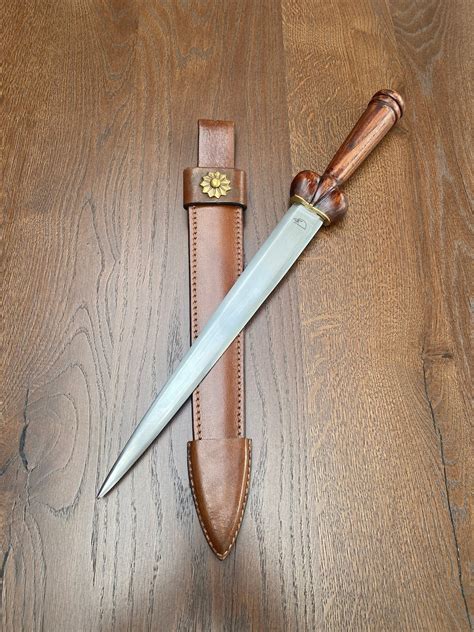 Bollock Dagger With Leather Sheath - Etsy UK