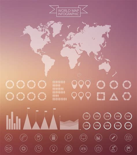 Vector World Map Illustration And Infographics Design - vrogue.co