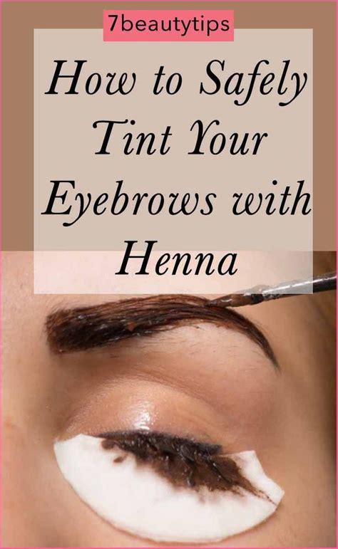 How to Safely Tint Your Eyebrows with Henna | Henna eyebrows, Eyebrow tinting, Henna brows