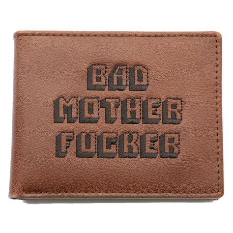 Pulp Fiction brown wallet - Bad Mother Fucker, on Close Up