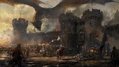 Castle Defence, by Grzegorz Rutkowski on DeviantArt : r/ImaginaryLandscapes