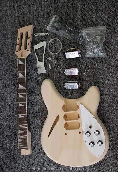 Weifang Rebon 12 String Unfinished Diy Electric Guitar Kit - Buy Electric Guitar,Cheap Guitar ...