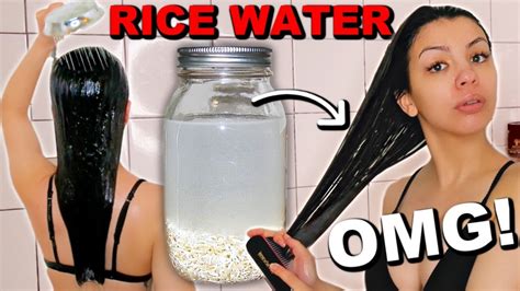 Rice water for extreme hair growth - how to make rice water hair growth rinse - Audrey Victoria