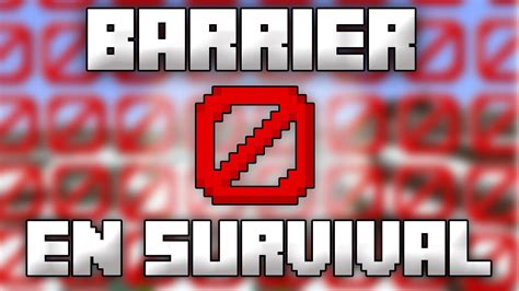 CÓMO CONSEGUIR un BARRIER en SURVIVAL😱 - YouTube