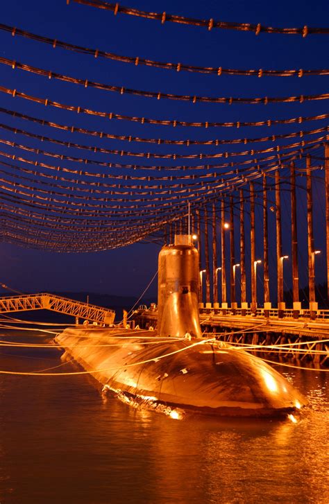 The Sea Wolf-class USS Jimmy Carter (SSN 23) sits moored in the ...